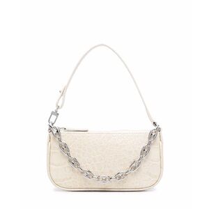 By Far mini Rachel crocodile-effect shoulder bag